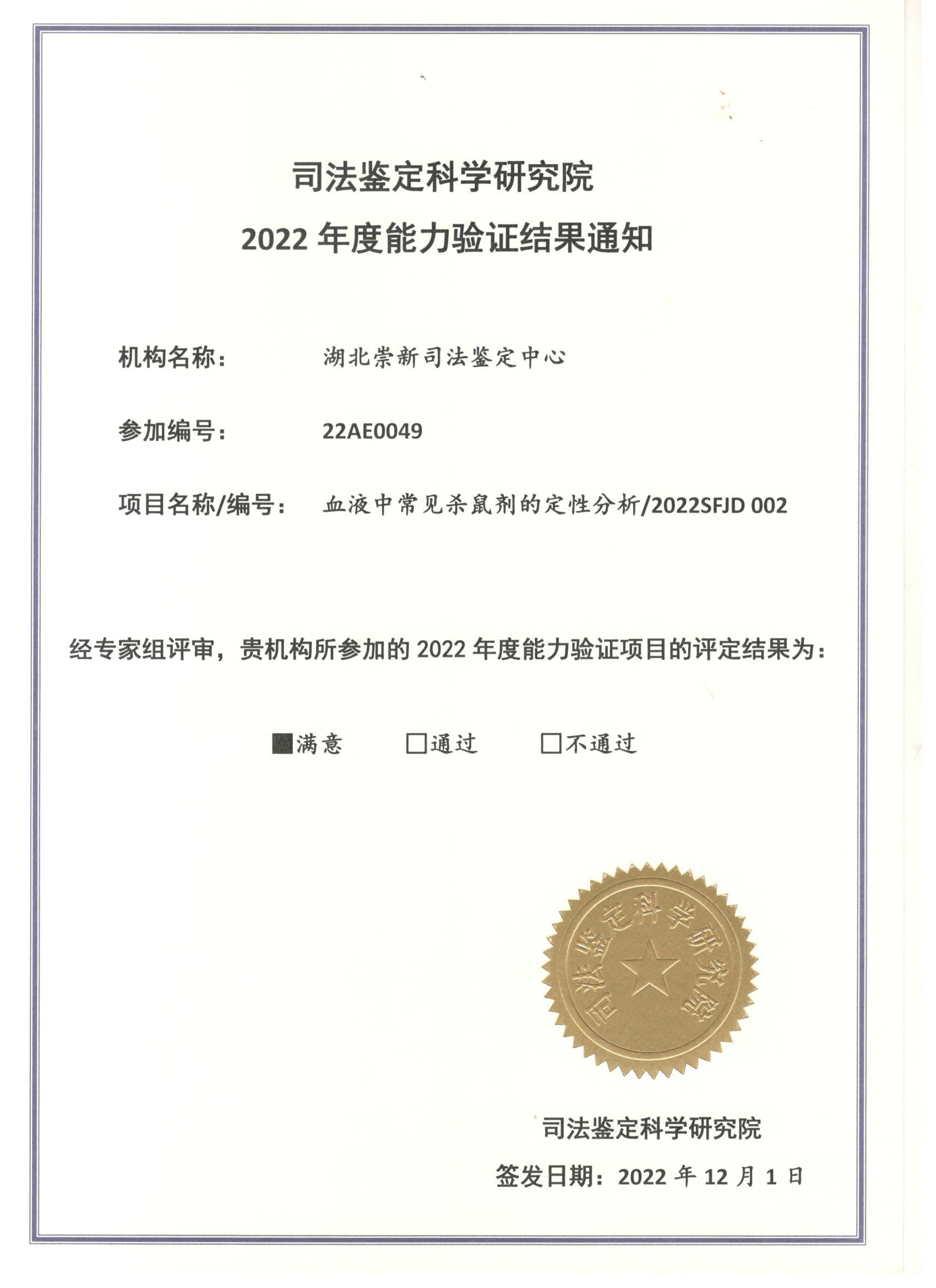 血液中常见杀鼠剂的定性分析